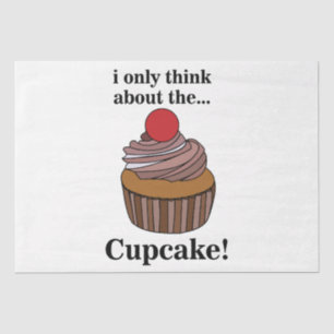 Papel De Seda Cupcake Eu Só Penso No Cupcake