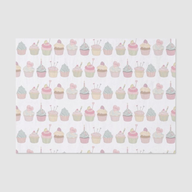 Papel De Seda Cupcakes (Frente )