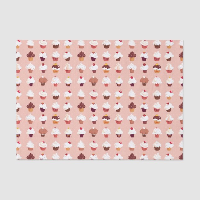 Papel De Seda Cupcakes (Frente )