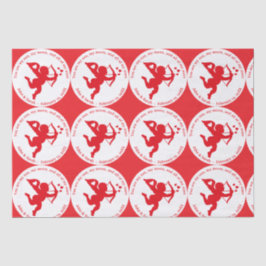 PAPEL DE SEDA CUPID RED LOVE VALENTINE`S DAY