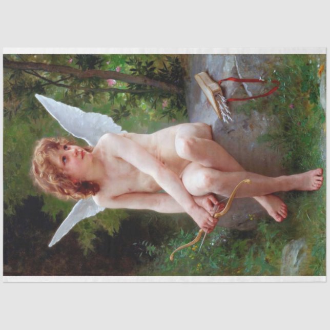 Papel De Seda Cupido, Bouguereau (Frente )