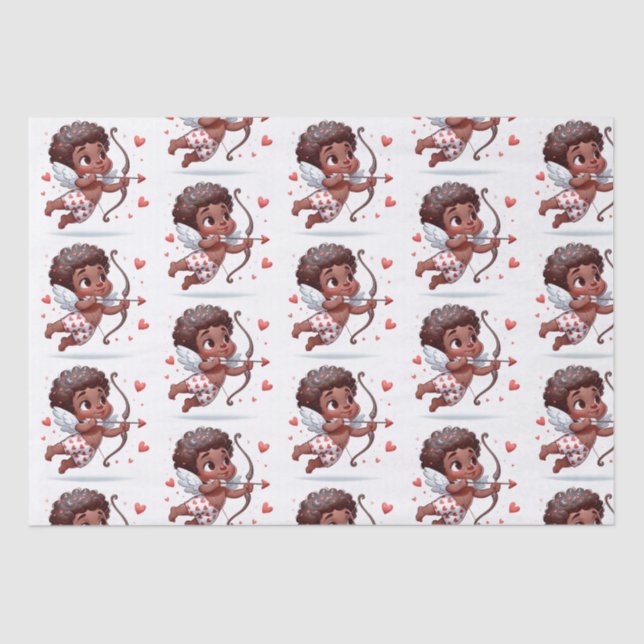 Papel De Seda Cupido é meu Namorados (Frente )