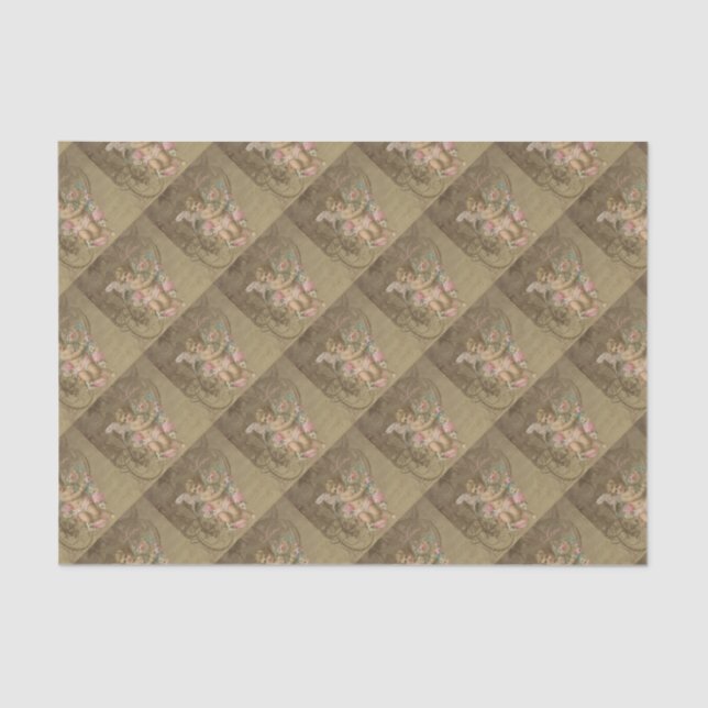 Papel De Seda Cupido - Vintagem (Frente )