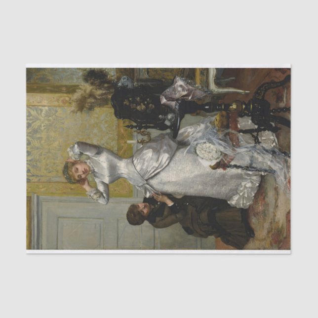 Papel De Seda Curando a noiva de Rudolf Ernst (Frente )