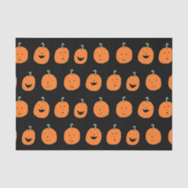 Papel De Seda Cute Halloween Pumpkins