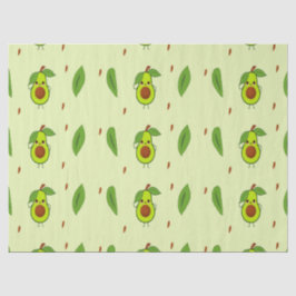 Papel De Seda Cute kawaii avocado