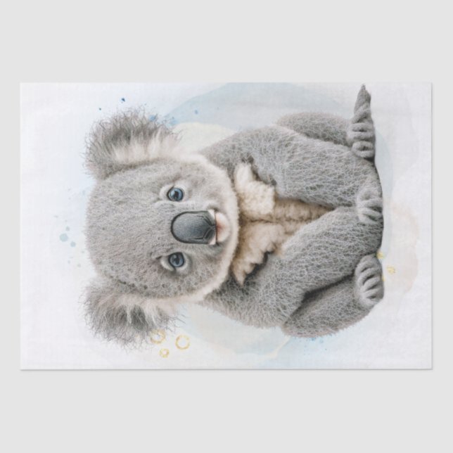 Papel De Seda Cute Koala Bear (Frente )