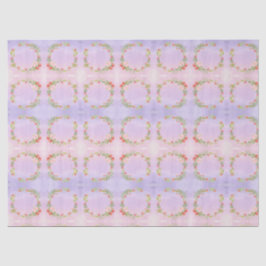 Papel De Seda Cute Mini Flower Wreath