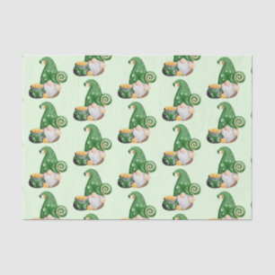 Papel De Seda Cute St. Patrick's Day Lucky Gnomes