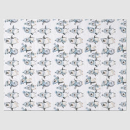 Papel De Seda Cute winter baby penguins  illustration