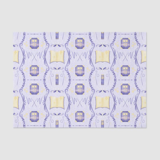 Papel De Seda Cuz Pastel Purple Kids Halloween (Frente )