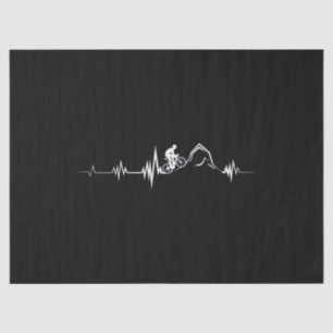 Papel De Seda Cycling Heartbeat Racing Bicycle Mountain Bike