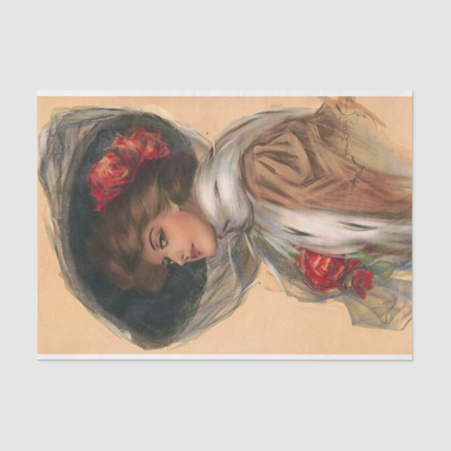 Papel De Seda Da Broadway (1907) por Hamilton King (Frente )