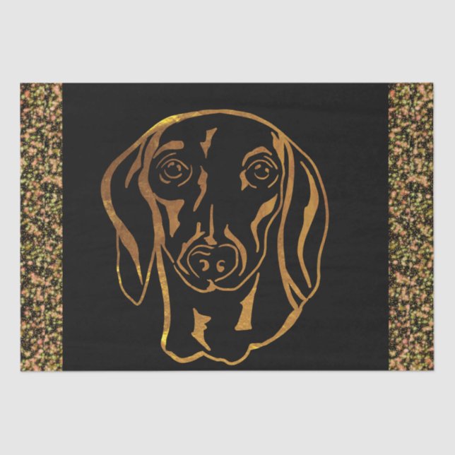 PAPEL DE SEDA DACHSHUND (Frente )