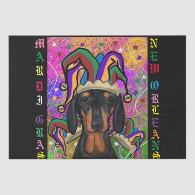 Papel De Seda Dachshund (Frente )