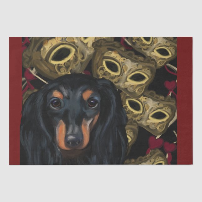 PAPEL DE SEDA DACHSHUND      (Frente )