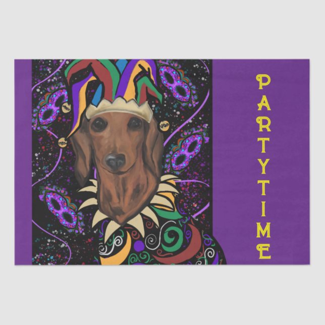 Papel De Seda Dachshund (Frente )