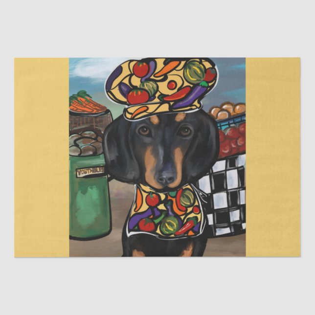 Papel De Seda Dachshund      (Frente )
