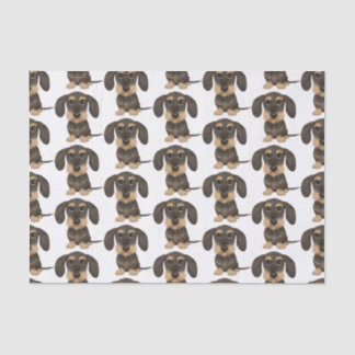 Papel De Seda Dachshund| Cachorro Teckel Cute Patterado