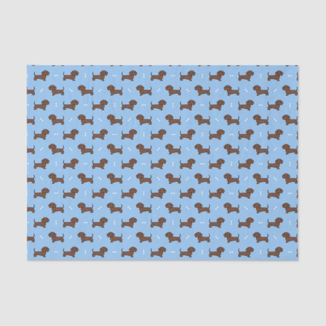 Papel De Seda Dachshund Dog (Frente )