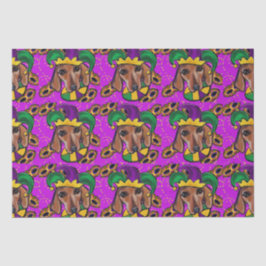 PAPEL DE SEDA DACHSHUND VERMELHO