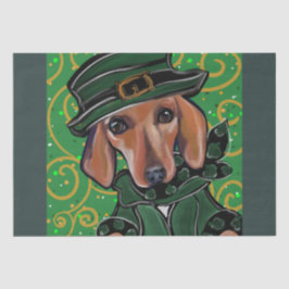 PAPEL DE SEDA DACHSHUND VERMELHO