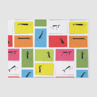 Papel De Seda Dachshunds coloridos