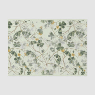 Papel De Seda Dacil Woodland Amarelo Floral Oxalis