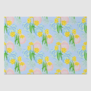Papel De Seda Daffodils Amarelos
