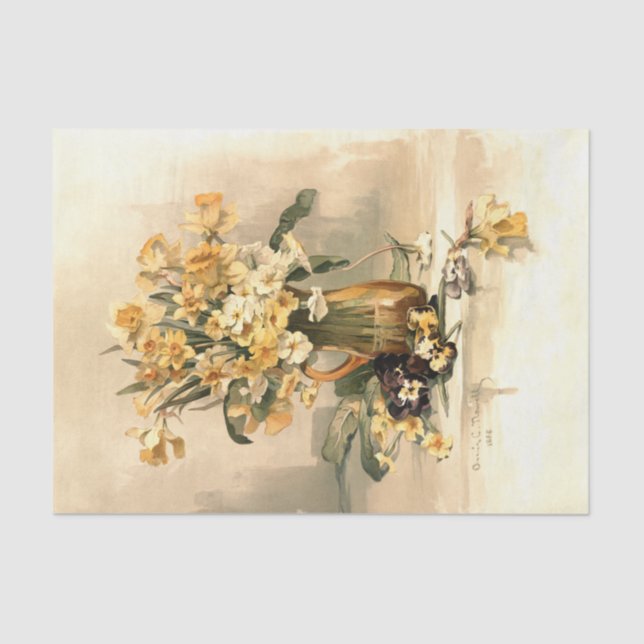 Papel De Seda Daffodils, Desligar (Frente )