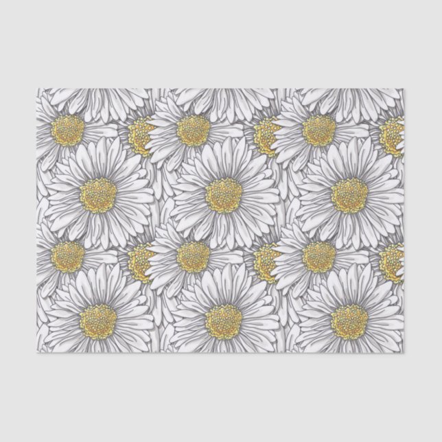 Papel De Seda Daisies (Frente )