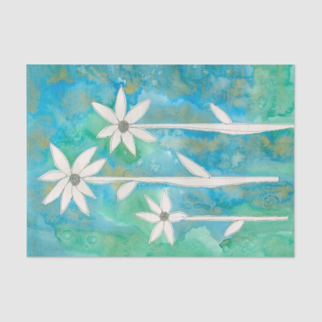 Papel De Seda Daisies I (Frente )