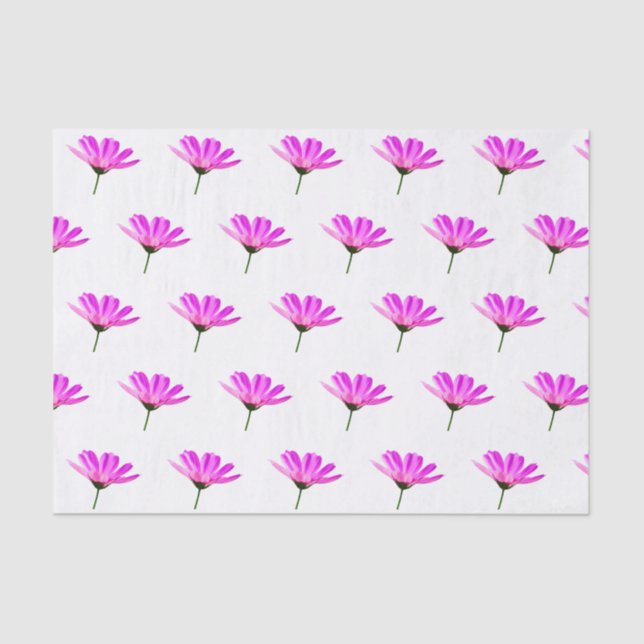 Papel De Seda Daisy Rosa (Frente )