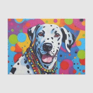 Papel De Seda Dalmaciano de pop Art Vibrant