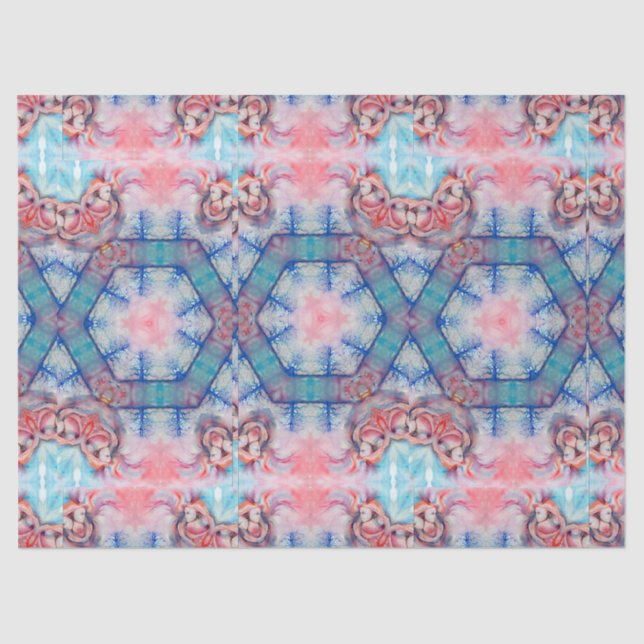 Papel De Seda Dama AVALON do lago, Reflexões Mágicas de Água (Frente )