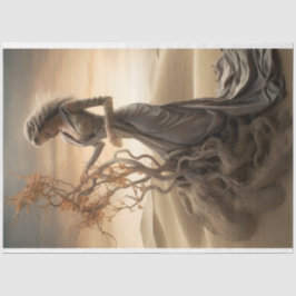 Papel De Seda Dama de Disco no Deserto