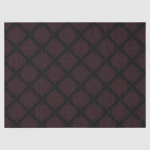 Papel De Seda Damasco de Vinho na Desnuvem Preta