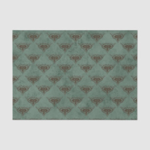 Papel De Seda Damasco Vintage