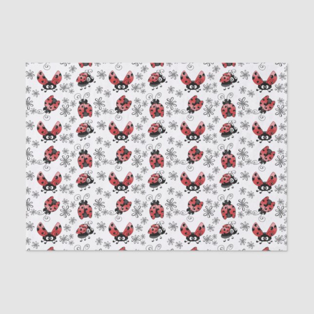 Papel De Seda Damibugs Whimsical Com Flores (Frente )
