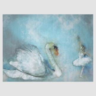 Papel De Seda Dança da dissociação dos cisnes