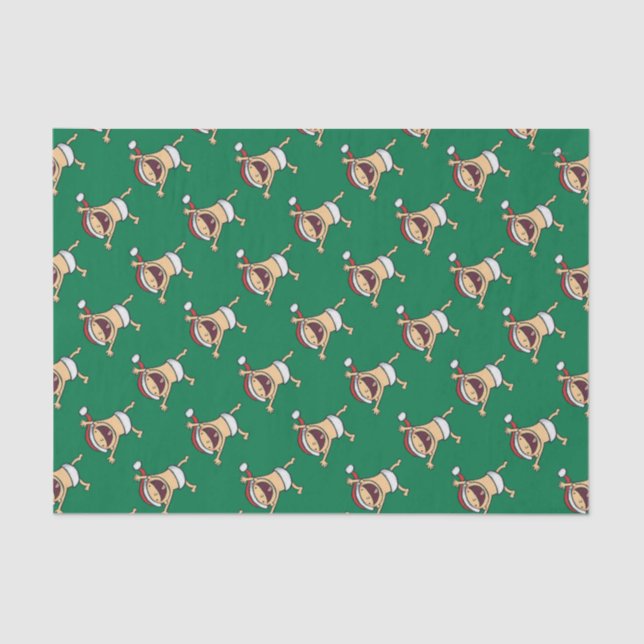 Papel De Seda Dança do bebê de Leslie Patricelli no chapéu do (Frente )