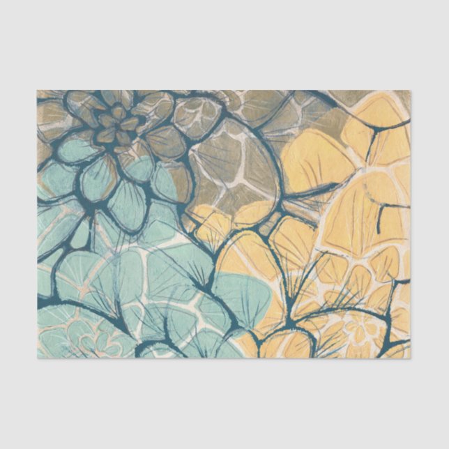 Papel De Seda Dança I Dahlia (Frente )