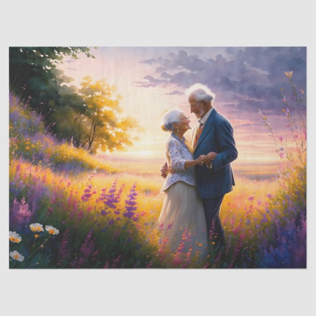 Papel De Seda Dançando com meu colega de alma (Frente )