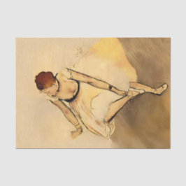 Papel De Seda Dançarina Ajustando Seu Slipper, Degas Art