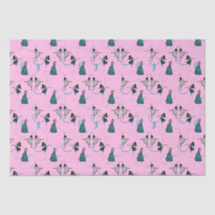 Papel De Seda Dançarinos Modernos Oferecem Conjunto de Quebras