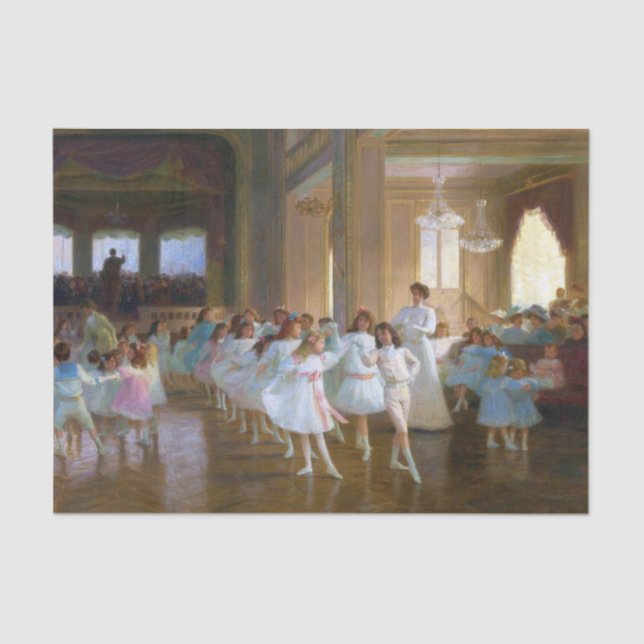 Papel De Seda Dance Show (Classe de Balé para Jovens Dançarinos) (Frente )