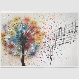 Papel De Seda Dandelion Harmony na Desnuvem de Sangue