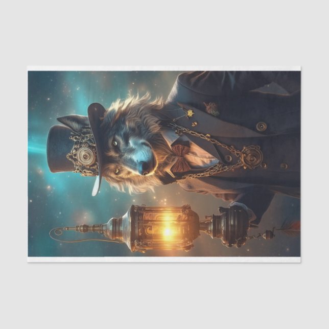 Papel De Seda Dapper Wolf (Frente )