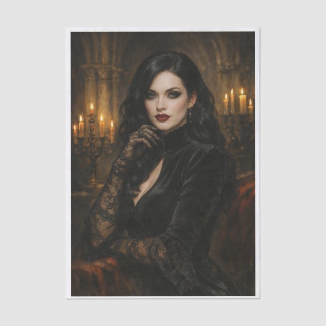 Papel De Seda Dark Beauty  (Frente )