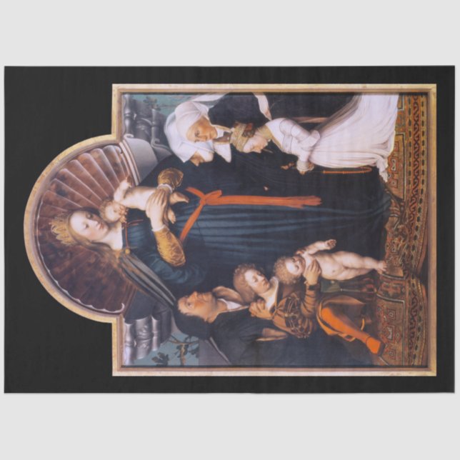Papel De Seda Darmstadt Madonna, Holbein, o Younger (Frente )